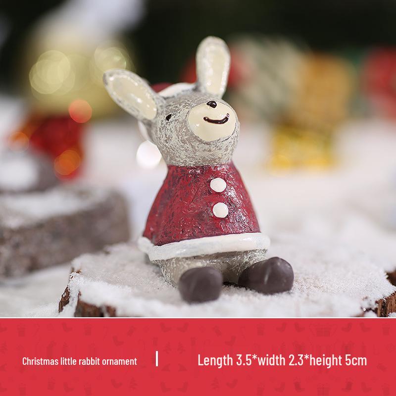 Handgefertigte Niedliche Harz-Weihnachtsornamente zur Heimdekoration