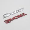 3d Chrome Black Metal Car Letters Carbon Sport Emblem Badge Decal Sticker For Highlander Rav4 Yaris Sport Logo Accessories
