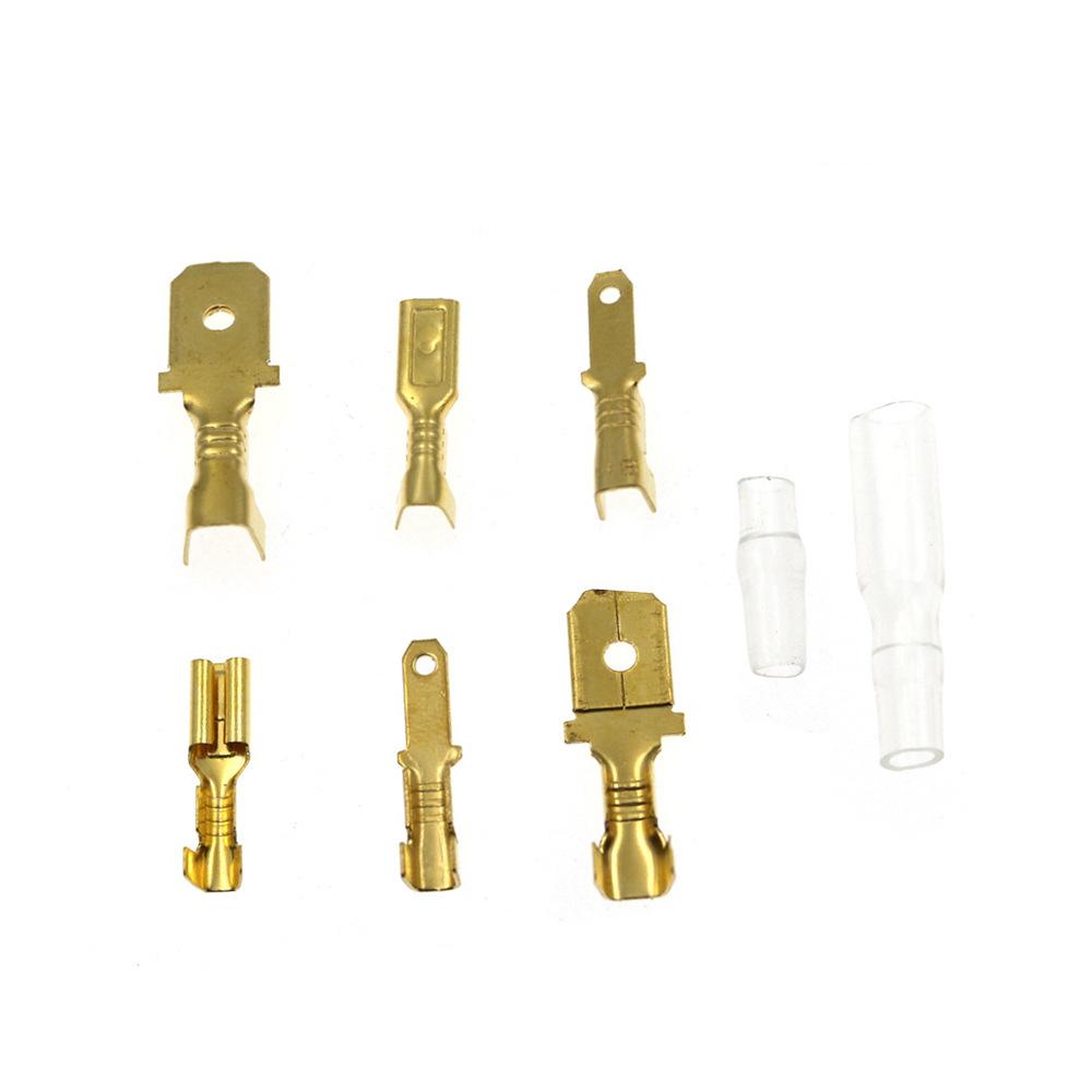 315Pcs Female Male Spade Crimp Terminals  Sleeve Wire Wrap Connector for 2.8mm 6.3mm 4.8mm