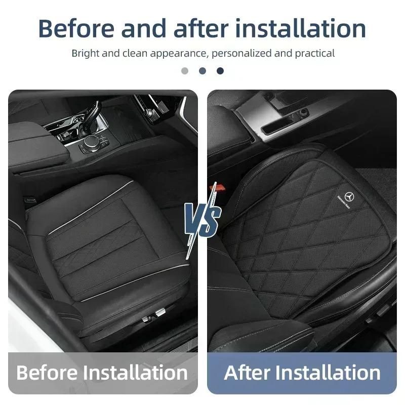 Car Seat Cushion Protection Cover Anti-slip Mats For Mercedes Benz AMG A C E Class W201 W210 W108 W204 W177 C180 C200 C260 C300 CD1