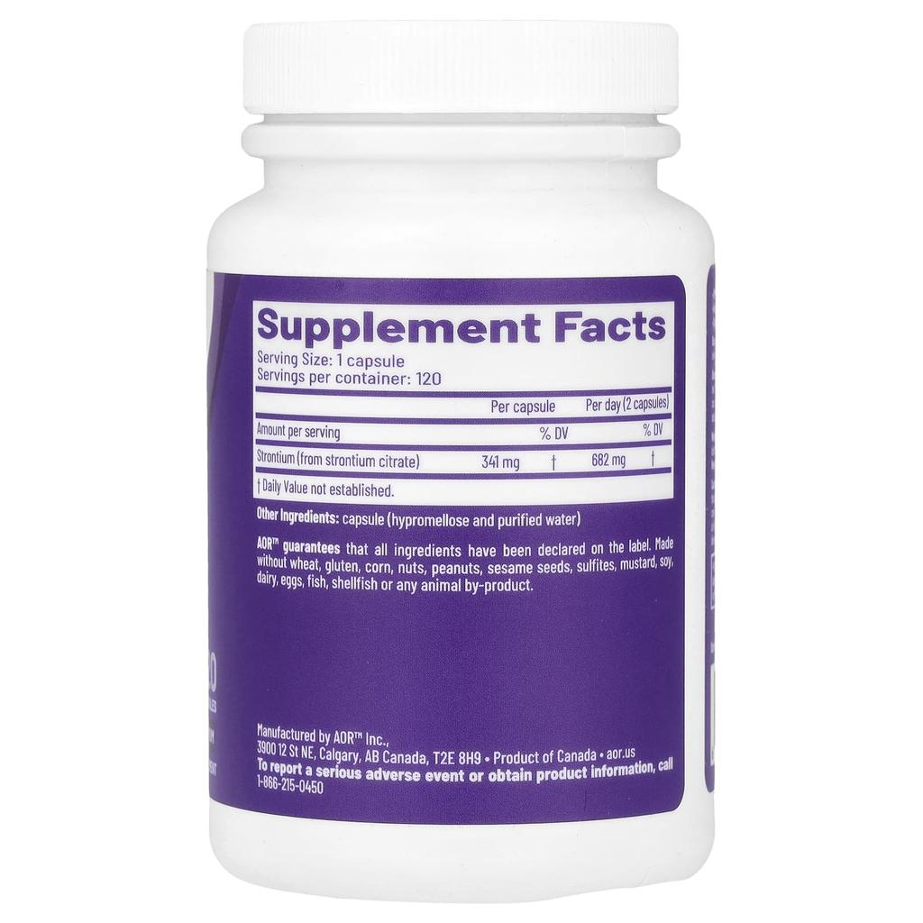 Strontium Support II, 120 Vegetable Capsules