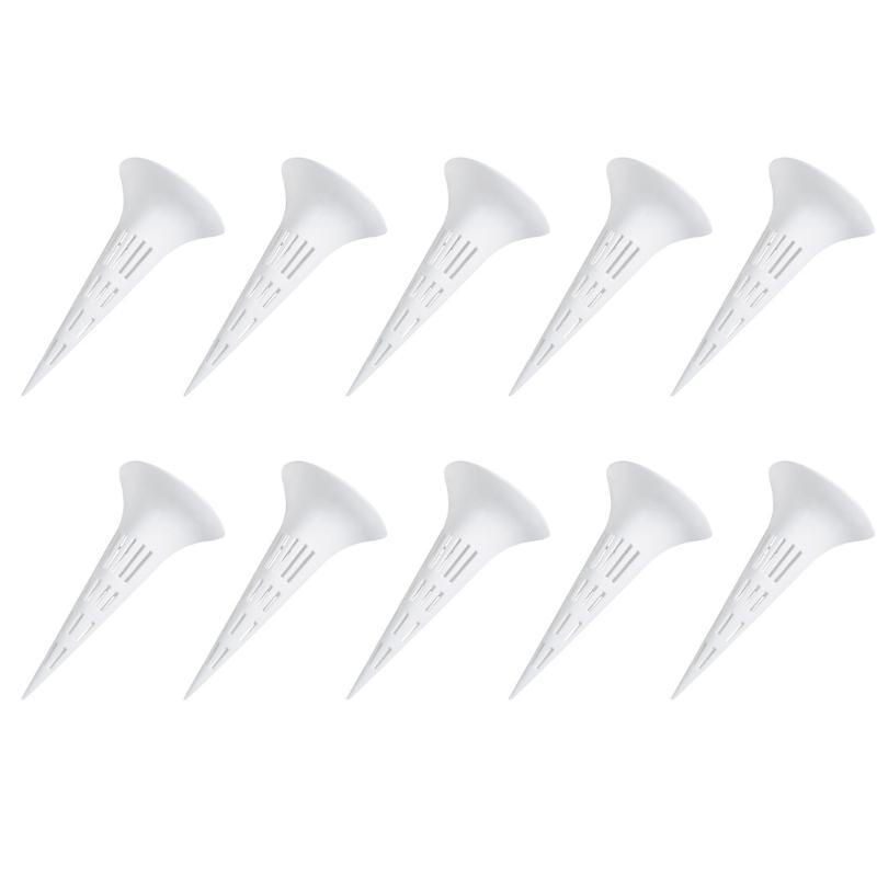 10/20/50Pcs Conical Plant Breathable Watering Device Gasket Soil Aeration Root Garden Plant Bottom Flower Plant