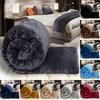 Fleece Blanket Throw Blanket - Solid Lightweight Blankets For Sofa, Couch, Bed Camping Travel Super Soft Cozy Microfiber Blanket
