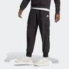 Adidas Essentials Cargo Ankle-Length Pants With Logo Cuffs Men Bottoms Black HA4348