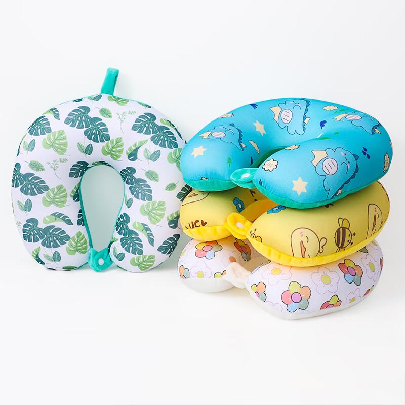 Xuanzhe Cartoon Print Foam Particle U-Shape Travel Pillow