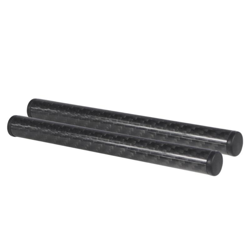 10/15/25/30/40cm Carbon Fiber Tube Rod 15mm Telephoto Lens Support for Rig Rail Clamp System Follow Focusing DSLR Camera