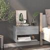 VidaXL Wall-mounted Bedside Table Sonoma Grey 816948