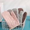Thick Heat Resistant Oven Gloves with Pot Holder Non-Slip Cotton Mitts for Microwave Baking Grilling Kitchen Gloves