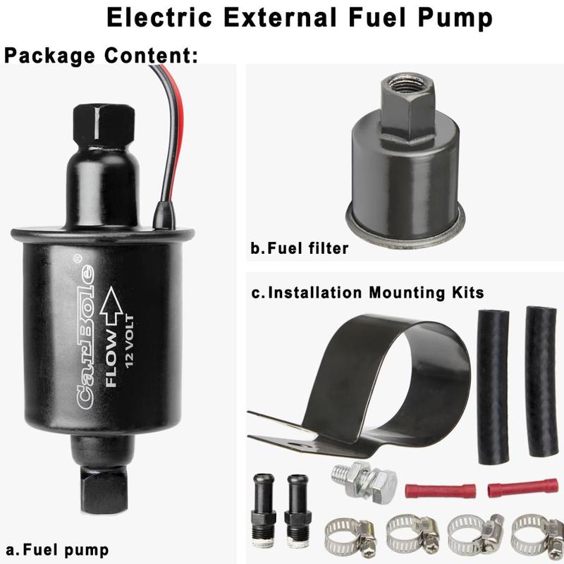 12V Elektrische Kraftstoffpumpe Niederdruck Universal 5-9 Psi Elektrische Benzinpumpe Dieselölpumpe