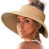 Foldable Lightweight Sun Visors Hat for Women with Adjustable Fit for Hiking and Gardening
