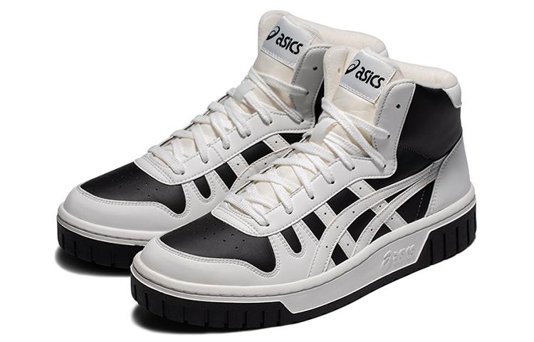 Asics Unisex Court Mz Hi High Heeled Sneakers White/Black 1203A177-101
