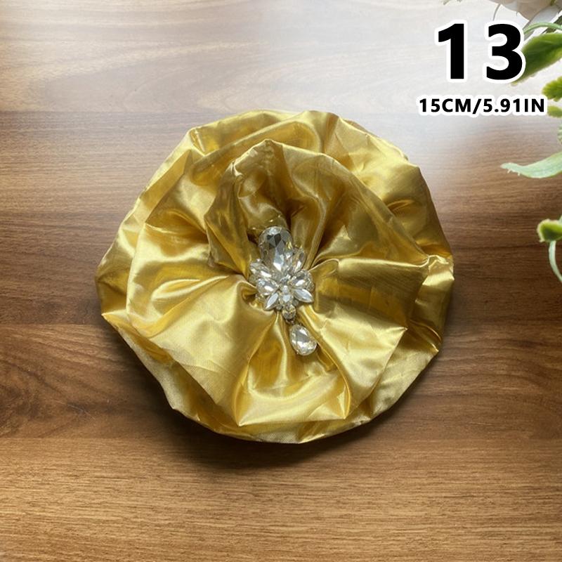 Applicazione Fiore 3D Grande Patch Applicazione per Abiti da Donna Spilla di Lusso di Design Accessorio Spalla Sposa da Palcoscenico