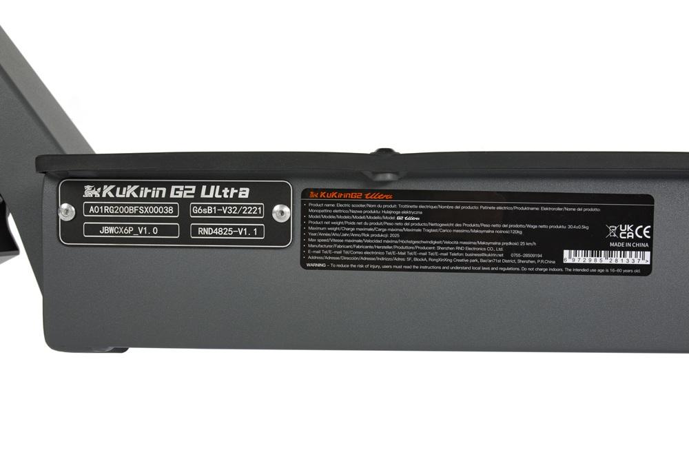 KuKirin G2 Ultra 800W Dual Motor Electric Scooter, 10" Tires, 55km Range, Dual Suspension for Adults