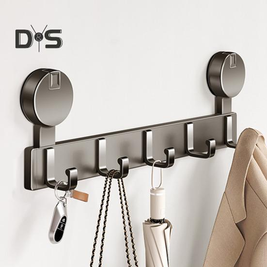 Saugnapf-Türhaken Badezimmer-Handtuchhalter Starke Tragkraft Rostfrei Einfache Installation Multifunktionaler Handtuchhalter Duschhaken