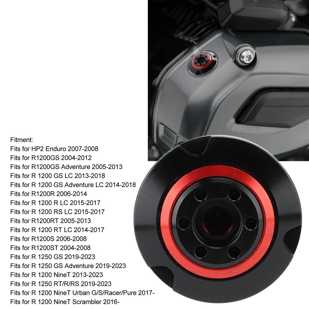 Motorcycle Engine Oil Filler Cover Cap Aluminium Alloy Fuel Tank Cover Caps for BMW HP2 Enduro R1200GS R 1200 GS LC R1200R