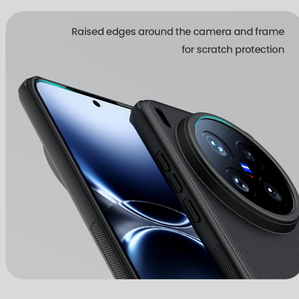 Pouzdro Nillkin Super Frosted Shield Pro s magnetickým povrchem, PC+TPU, nárazuvzdorným zadním krytem pro Vivo X200 Ultra