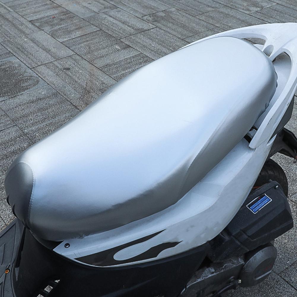 Waterproof Motorcycle Seat Cover Breathable PU Leather Cushion Cover Weather Protector Sunscreen For Motorcycle Electric Sc X4K7