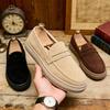 Shoes Men's Shoes One Pedal Men's Casual Versatile Set Feet Thick Soles Young and Retro