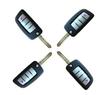 Compatible 433MHz Foldable Remote Key with 3+1 Buttons for NS Radio Wave Control.