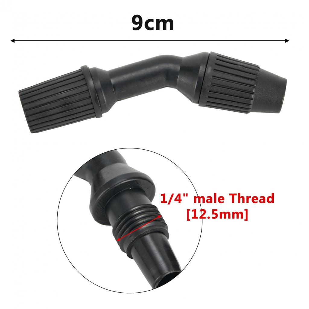 Spray Nozzle Black Cone Spare Parts Fan Shape Nozzle