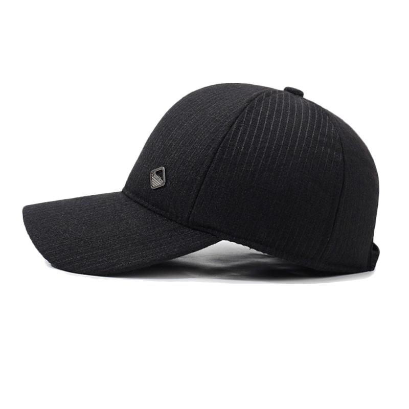 Middle-Aged and Elderly Cap Men's Autumn Winter Ear Protection Cap Warm Cotton Cap Baseball Cap Father Cap