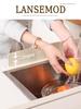 Kitchen Sink Water Retaining Strip, Extended and Heightened Water Barrier, Silicone Household Dishwashing Sink, Kitchen Countertop Washbasin