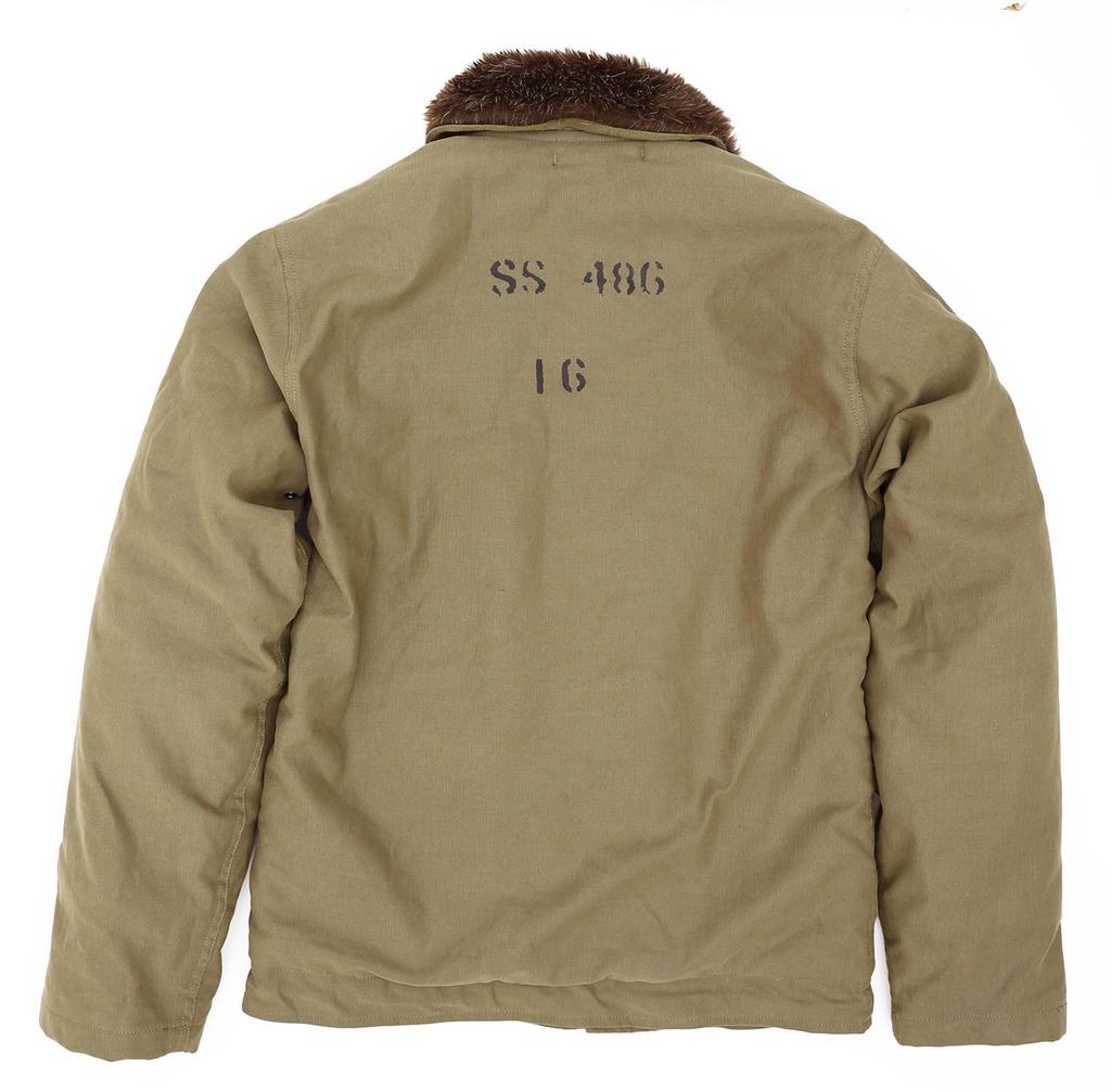 Deck Jacket with US Navy WWII Nakata Shoten [SESSLER] N-1 Patches, Replica, Military, Sessler, (JP, Alphabet, Small)