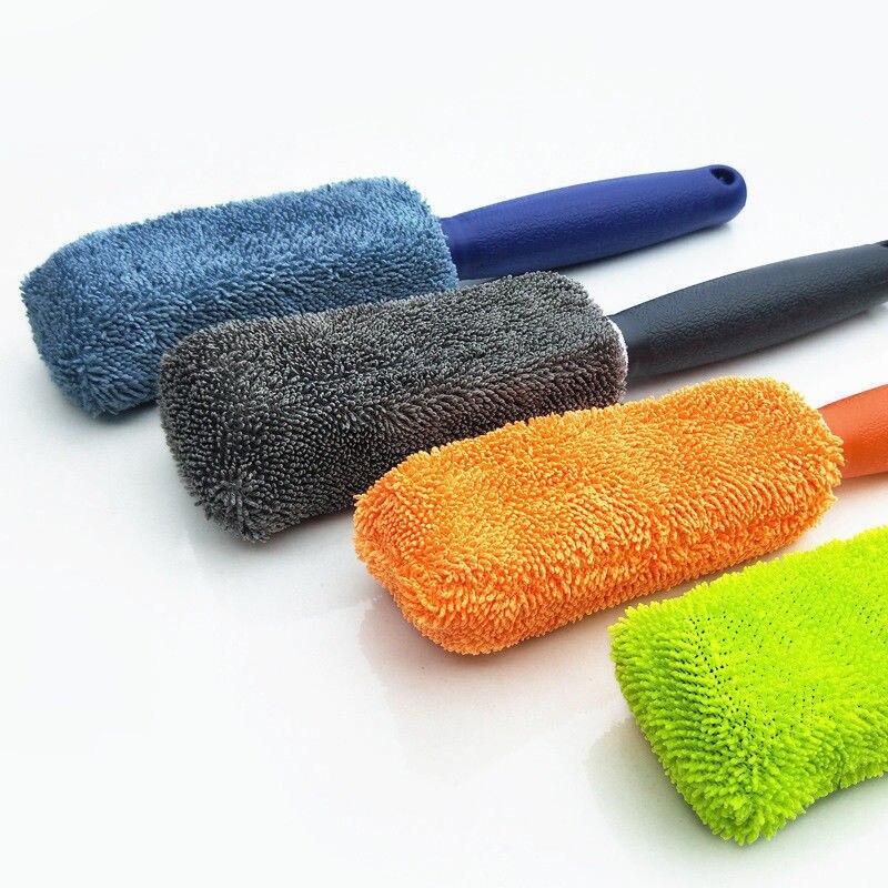 Car wash brush microfiber tire purifier wheel kidney brush trunk motorcycle dust remover detailing cleaning tool tools car clean