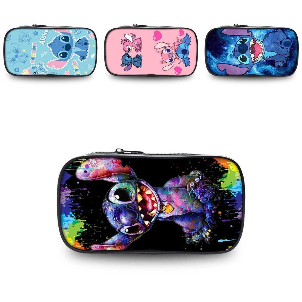 Adorable Stitch Student Single Layer Pencil Case Cute Cartoon Stationery Storage Bag