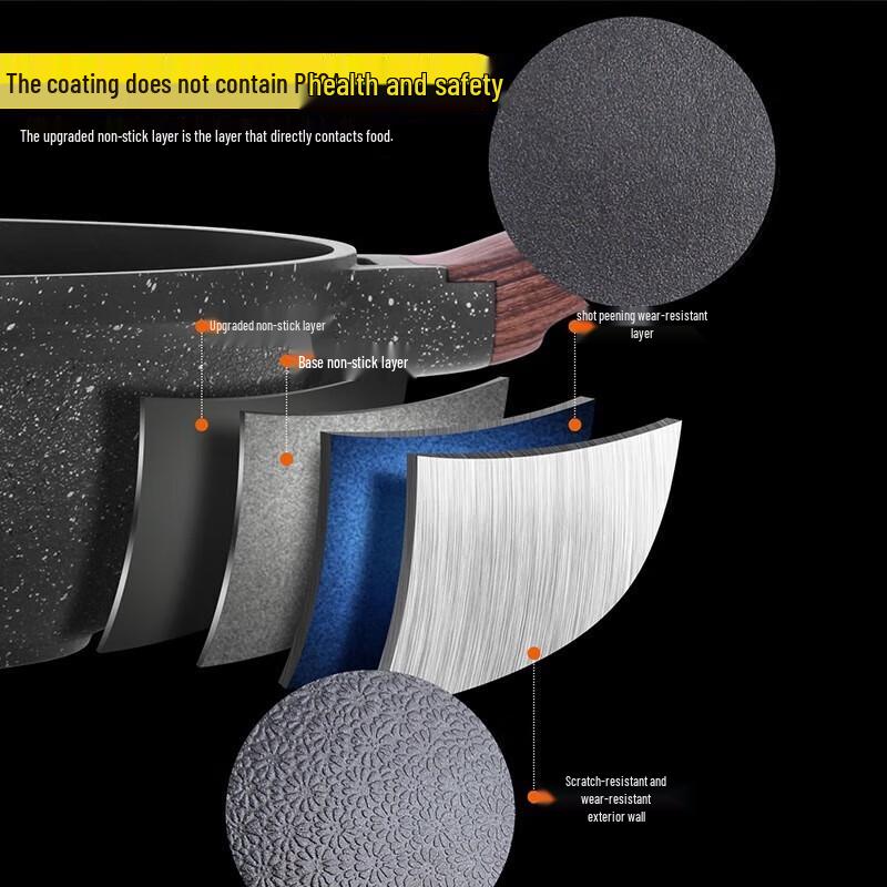 Chuidahuang 24cm Non-stick Frying Pan with Lid