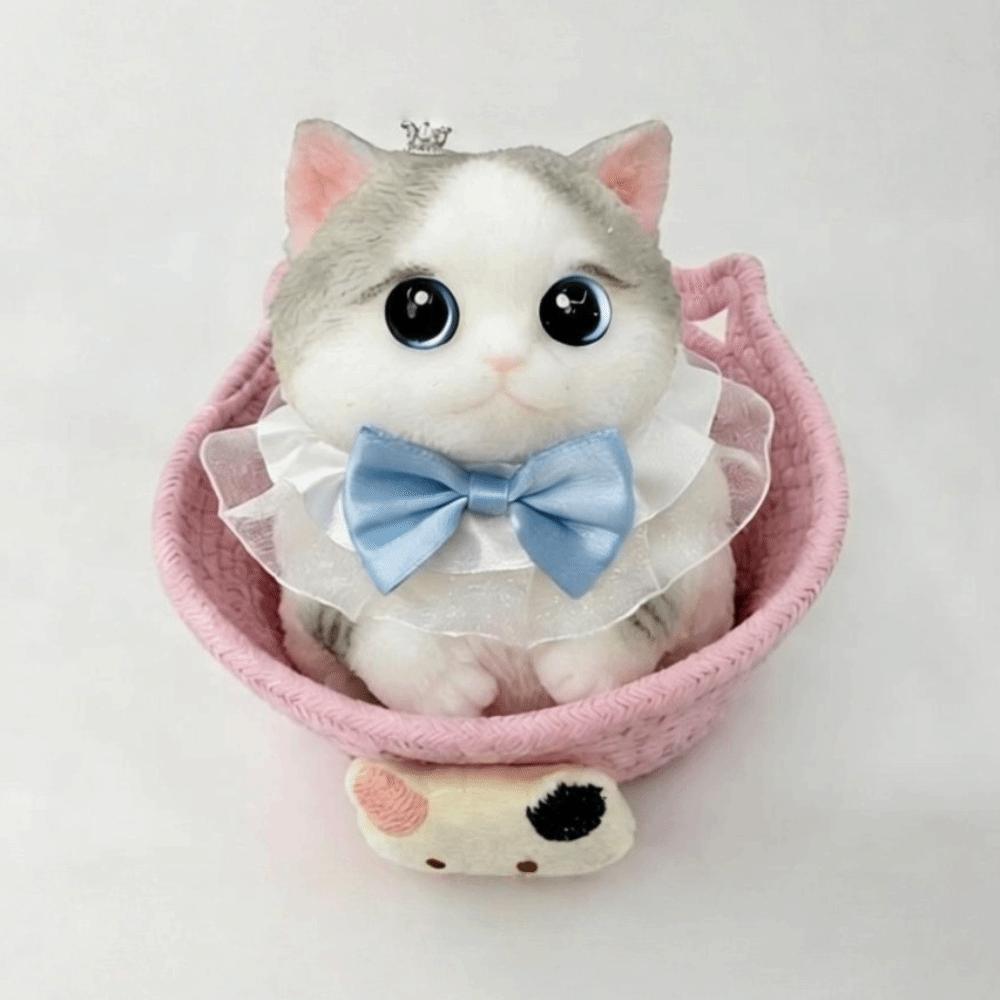 Simulated Cat Squeeze Toy Soft Rubber Anxiety Relief Toy New Slow Rebound Doll  for Kid Adult