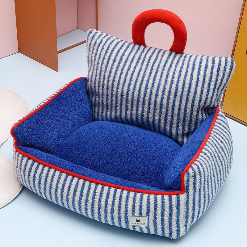 Winter Removable and Washable Pet Sofa Nest Warm Dog Nest Small Dog Teddy Pet Nest