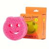 Wholesale Easy-Clean Smiley Face Magic Cleaning Sponge Durable Non-Scratch Kitchen Scouring Pads