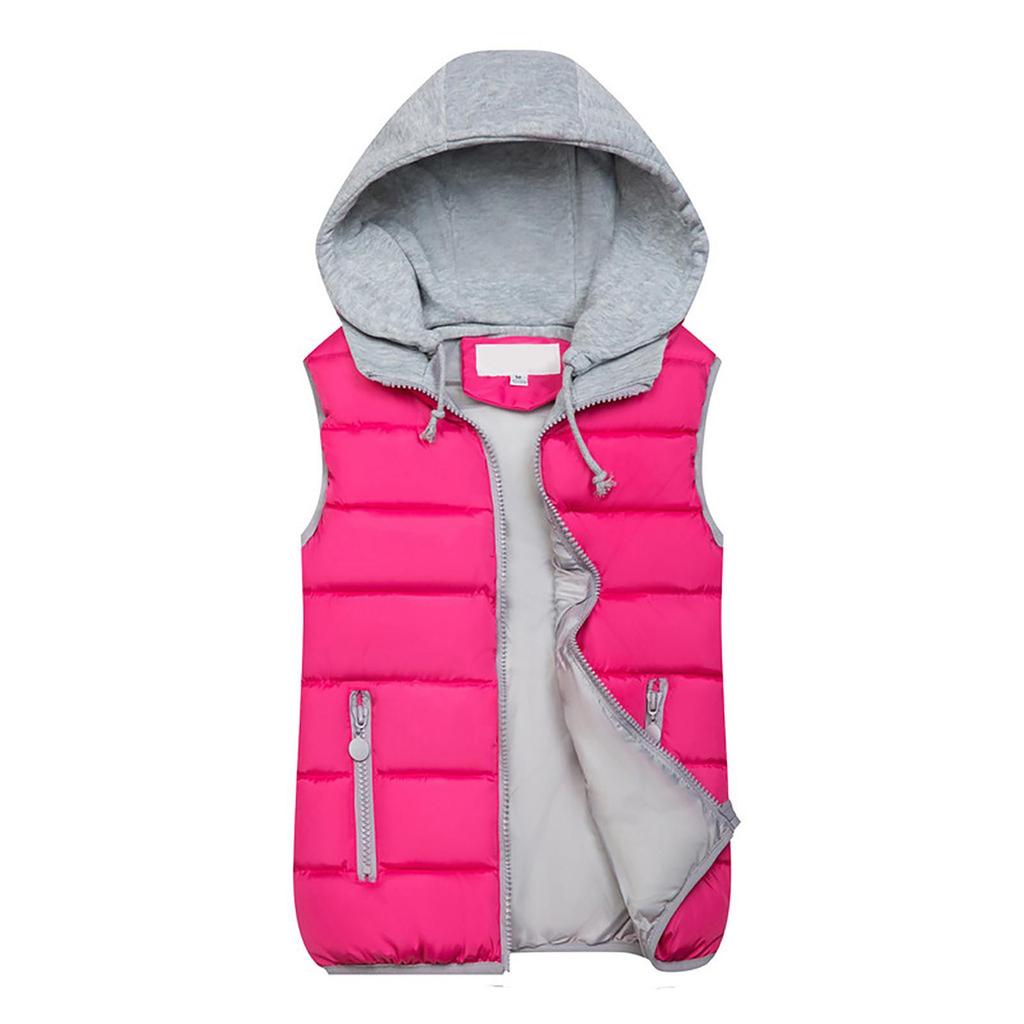 Fashion Women Warm Coat Vest Jacket Waistcoat Hooded Waistcoat