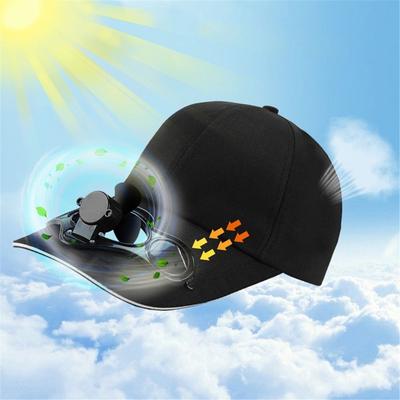 Men Camping Hiking Cooling Novelty Quick-drying Travel Hat Fan Baseball Hat Sun Visor Sport Cap