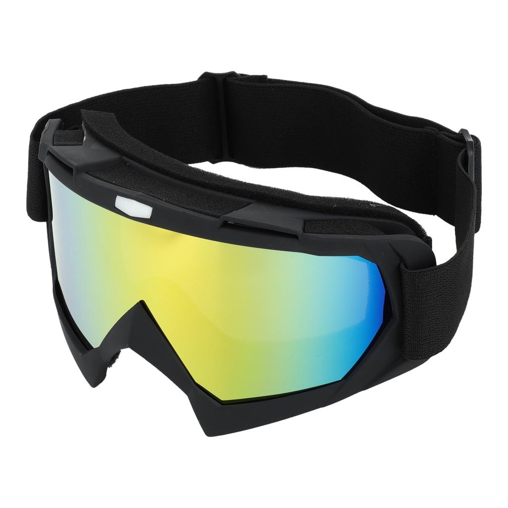 RATCHROLL Motorcycle Goggles, Dustproof, Windproof, Wide View, UV Protection, Helmet Compatible, For Outdoor Sports,