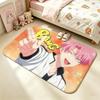 Manga-Tamon-kun Ima DocchiS Floor Mat Soft Non-Slip Bath Mat, Bedside Carpet, Absorbent Doormat for Home