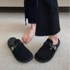 Retro Bag Head Half Slippers Autumn 2025 New Outer Wear Platform One Pedal Lazy Shoes Boken Birken Slippers