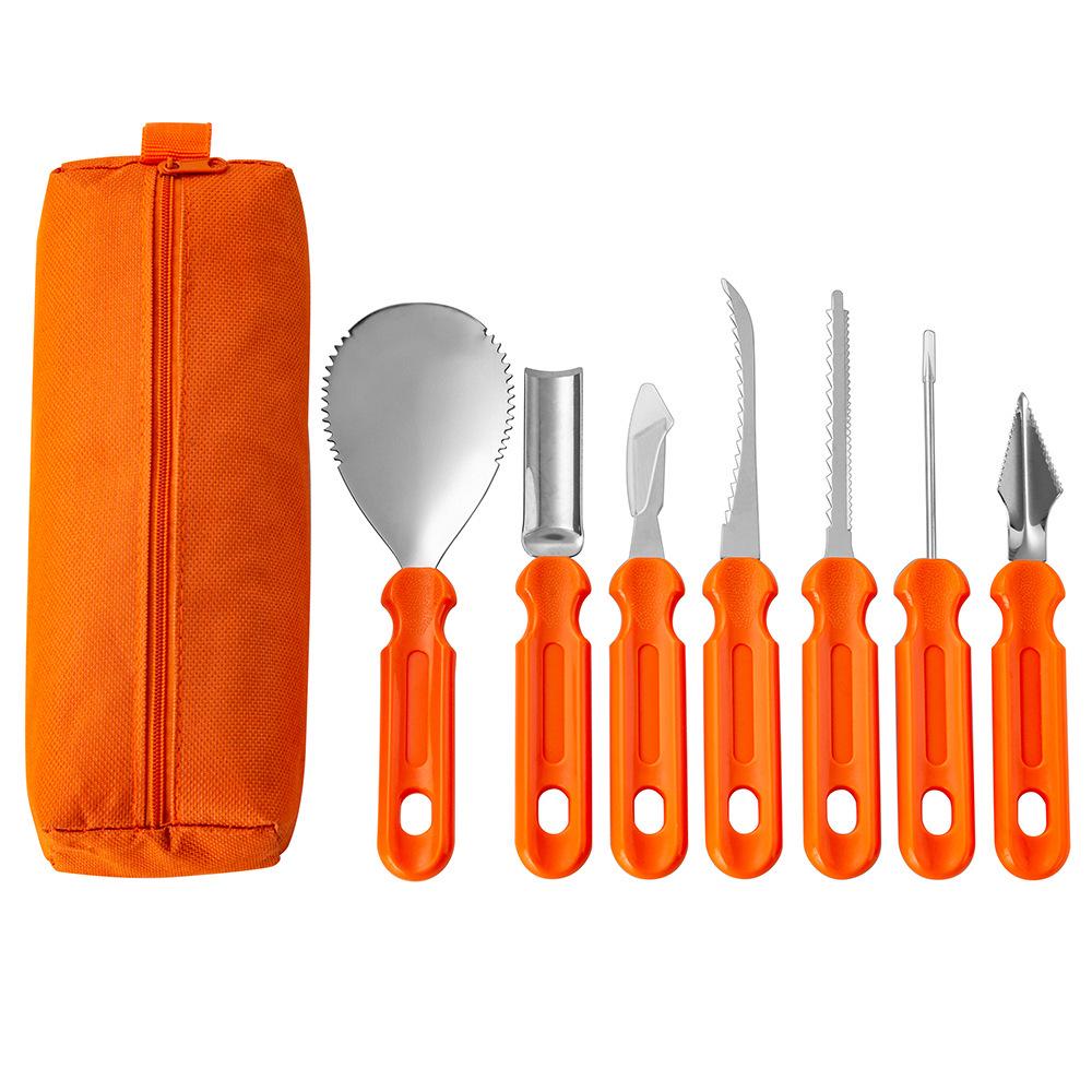 Halloween Pumpkin Carving Knife & Engraving Tool Set - Stainless Steel