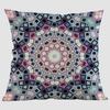 Thailand Decorative Cushion Cover Ethnic Buddism Meditation Floor Mat Bohemia Mandala Cotton Linen Throw Pillow Case Cojines