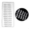 504 Pieces Plastic Transparent False Nail Manicure Simple Operation Extension Nails for