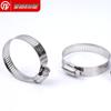 304 Stainless Steel Hose and Pipe Clamp for Exhaust and Water Pipes