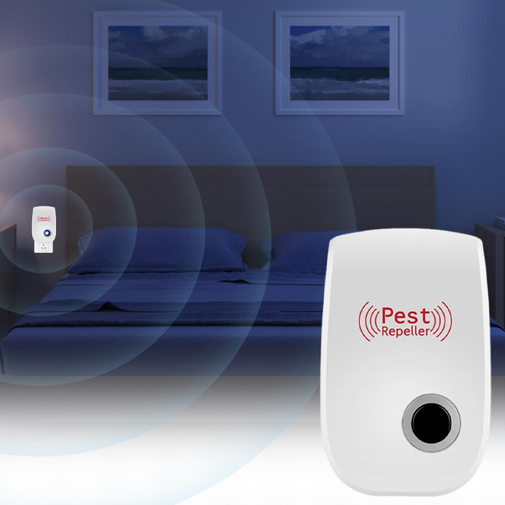 Ultrasonic Pest Repeller Electronic Repellent Plug-in Repellent Device for Mice Cockroach Spider Ant Mosquito Bug Insect