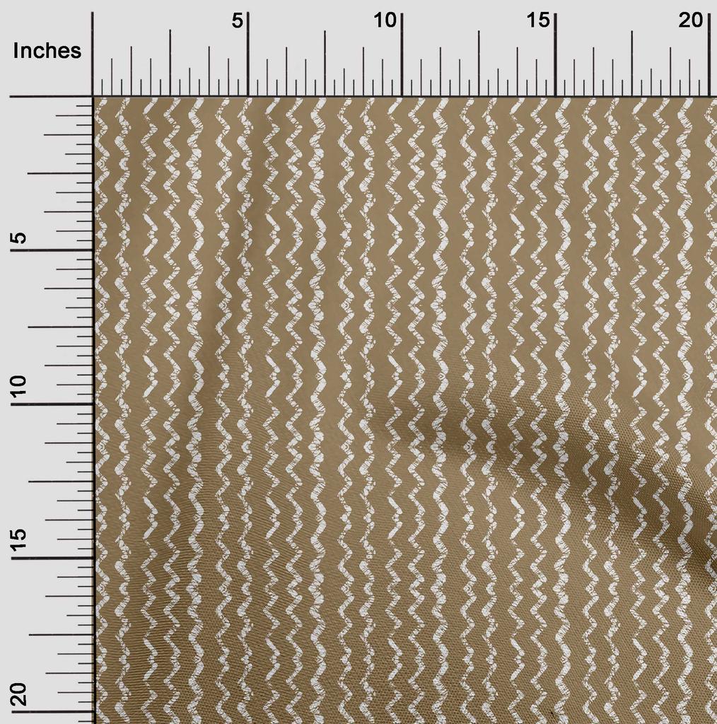 oneOone Cotton Flex Brown Fabric Asian Batik Floral Sewing Fabric By The Yard Printed Diy Clothing Sewing Supplies 40 Inch