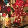 90cm Double-Sided Laser Cut Christmas Paper Star Ceiling Decoration Lampshade