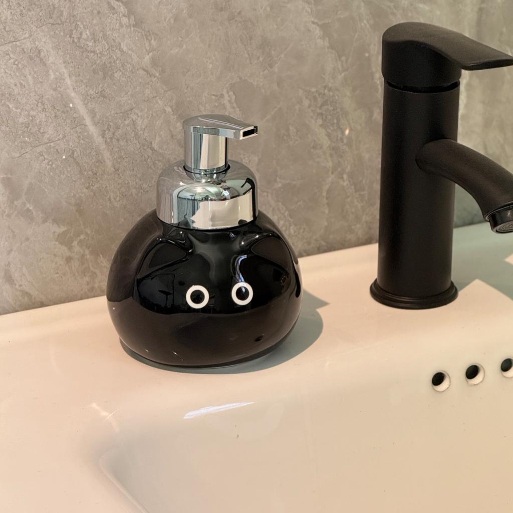 Siamese cat hand sanitizer foam separately bottled bathroom counter lovely press bottle shampoo bath bottle soap dispenser