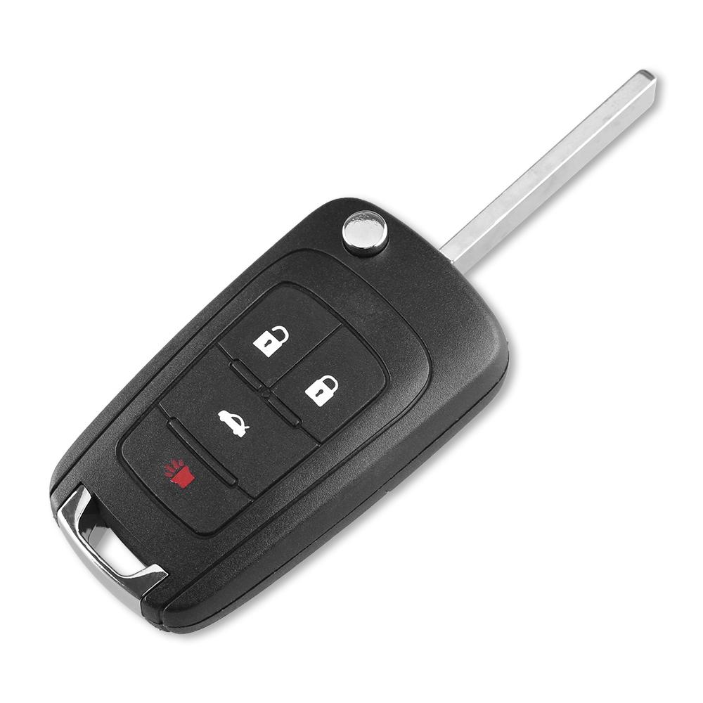 Clave de plegado control remoto carcasa 4 teclas pánico button para mazda 2 3 mx-5