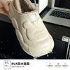 Household waterproof cotton slippers winter new velvet warm non-slip indoor thick-soled cotton shoes outer wear