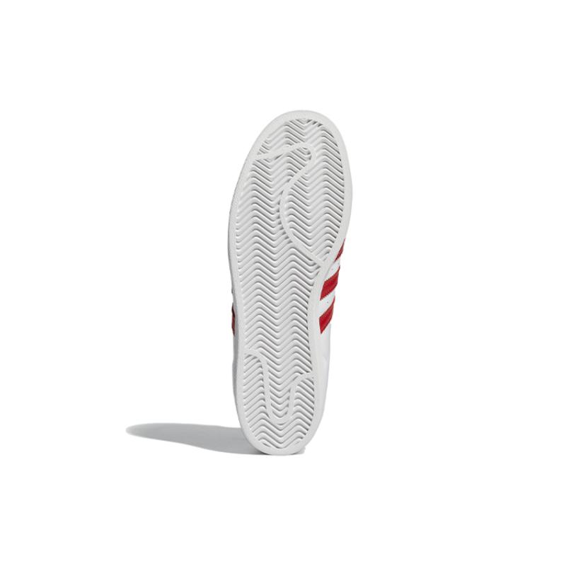 adidas Superstar Klettverschluss Weiß Rot Sneakers FY3117