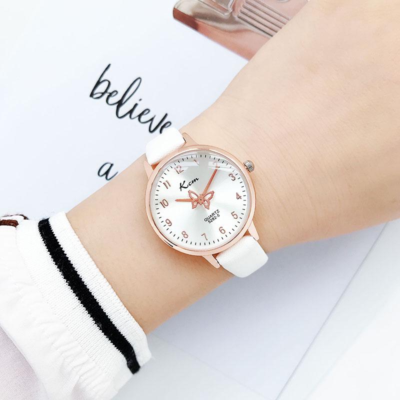 Women's Butterfly Dial Waterproof Watch - Trendy, Simple Design for Students